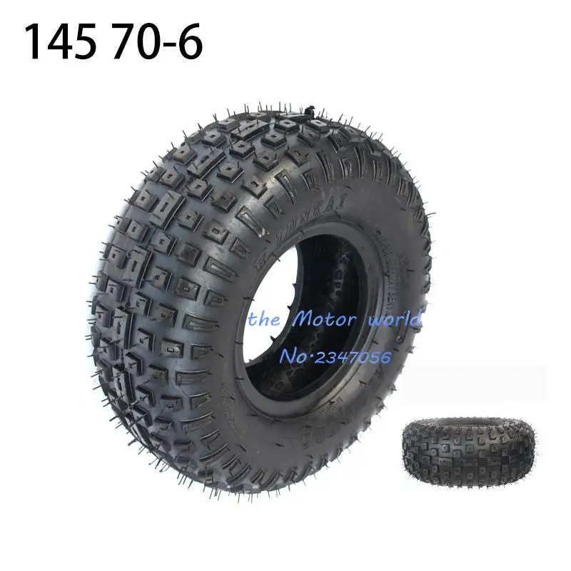 145/70-6 high quality tires for 50cc 70 90 110cc 125cc Kids Quad Dirt Bike Buggy ATV Buggy 6 inch ATV tubeless tire