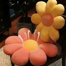 Oreiller en forme de tournesols, décoration de salon, canapé, chambre à coucher, bureau, lit  (3)