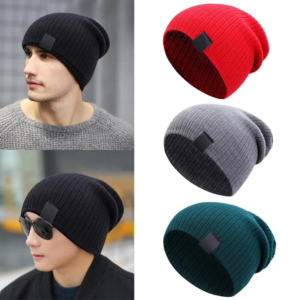 

Men Women Winter Beanies Cap Outdoor Bonnet Skiing Hat Soft Knitted Hat Comfortable Soft Elasticity Durable Women Men d88