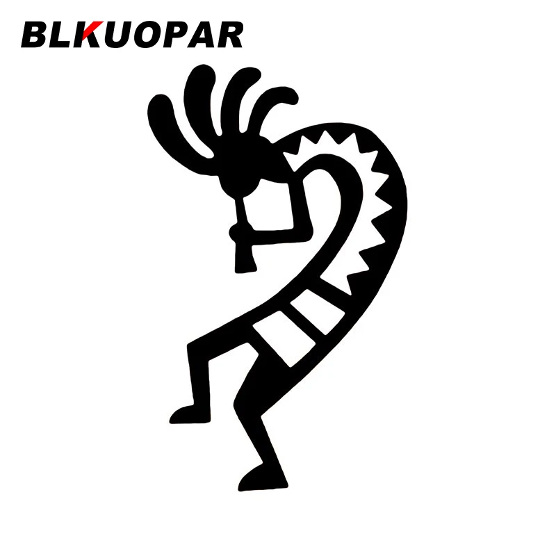 Интересные автомобильные наклейки BLKUOPAR для Kokopelli, протектор автомобильной двери, Виниловая наклейка, водонепроницаемая мотоциклетная Творческая фотография