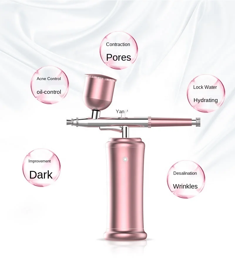 

Electric Home Use Portable Nano-hydrating Beauty Instrument Oxygen Injection Spray Machine Water Oxygen Meter