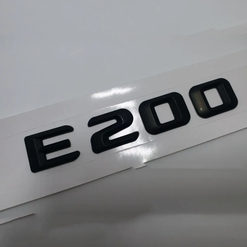 3D ABS черный логотип E200 E180 E280 E250 E220 эмблема буквы наклейка багажник автомобиля