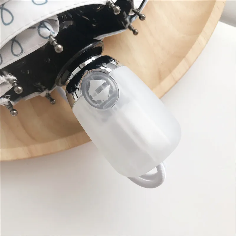 Маленький складной зонт в стиле ins двойного назначения Солнцезащитный Корейский