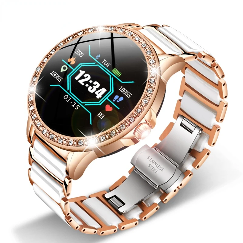 

Luxo Relógio Inteligente Mulher Ip67 À Prova Dip67 Água Esporte Rastreador De Fitness Para Apple Smart Watch Inteligente Sale