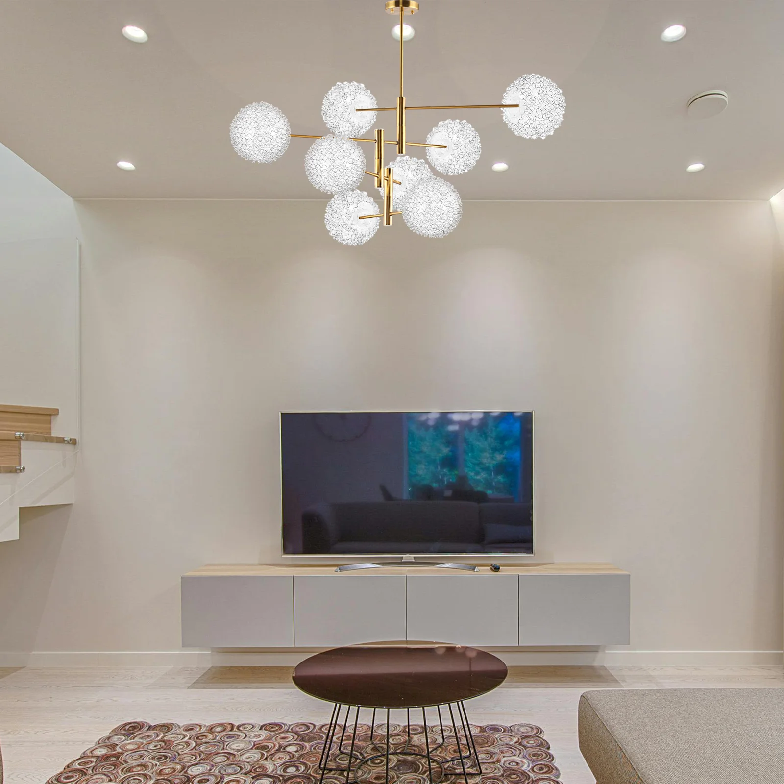 Стеклянный абажур для абажуров люстр небольшой светильник крышка стола сменные