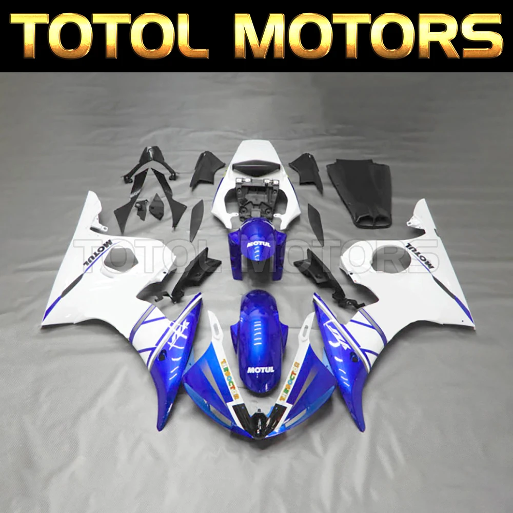 

Motorcycle Fairings Kit Fit For Yzf R6 2004 2005 Bodywork Set High Quality Abs Injection White Blue