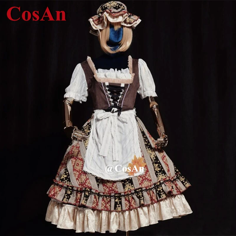 

CosAn Game Touhou Project Aki Minoriko Cosplay Costume Sweet Gorgrous Dress Activity Party Role Play Clothing Custom-Make