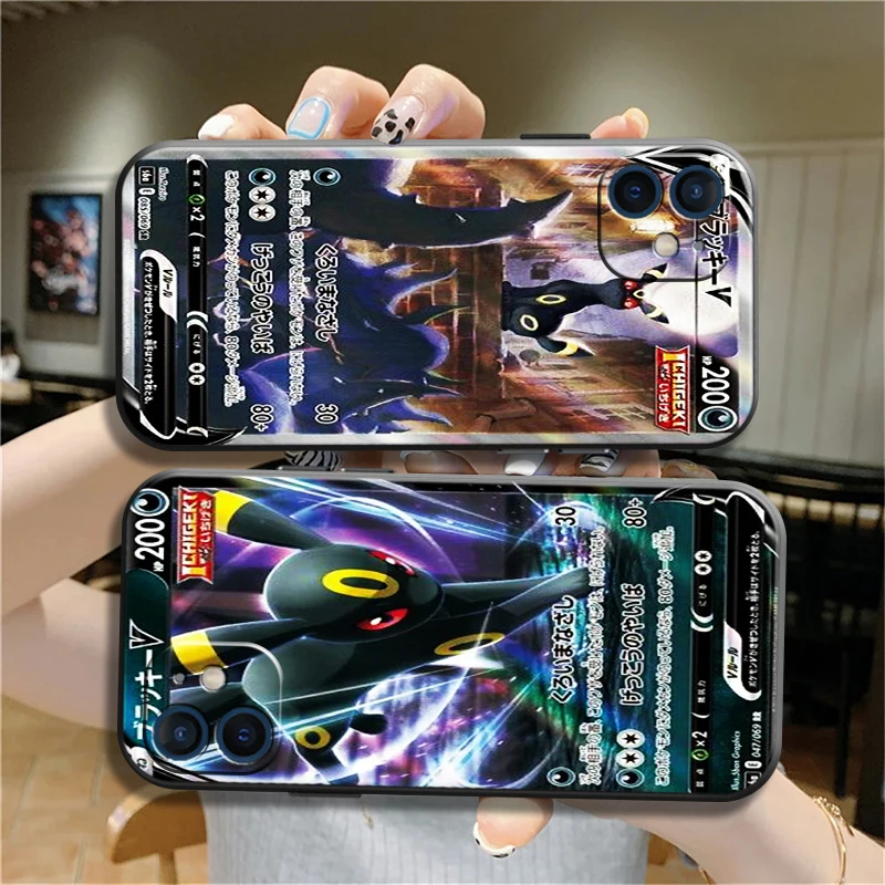 

Japnan Anime Pokémon Funda Phone Case For iPhone 11 13 12 Pro Max 12 13 Mini X XR XS MAX SE 2020 7 8 6s Plus Celular Original