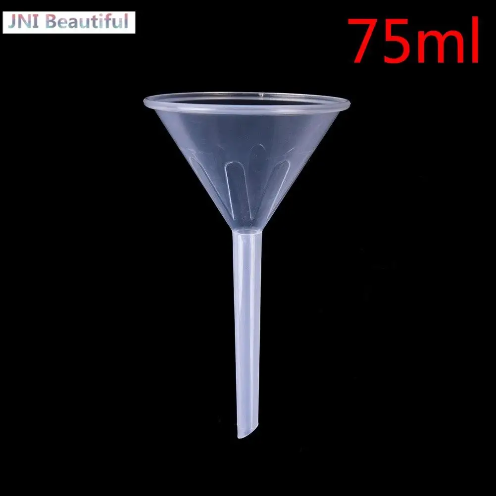 

1/2" 75ml White Plastic Mini and clear transfer perfume Filter Funnel