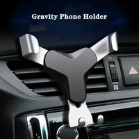 universal cellphone bracket triangle fixation multifunction gravity car air vent phone stand adjustable car phone holder mount