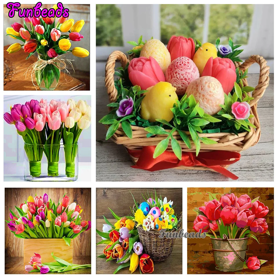 

5d алмазная живопись с квадратными Стразы ваза Алмазная вышивка крестиком Мозаика Цветочная вышивка TT092