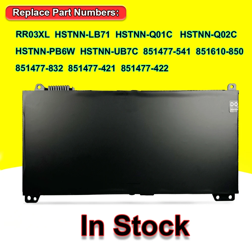 RR03XL Для HP ProBook 430 440 450 455 470 G4 G5 для ноутбука ZHAN 66 Pro G1 Аккумулятор HSTNN-LB71 HSTNN-UB7C 11 4 В 48