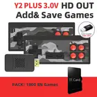Мини-консоль для видеоигр 4K, двойные игроки и ретро встроенные 1800 игр NES, беспроводной контроллер HD OUT Dendy Prefix