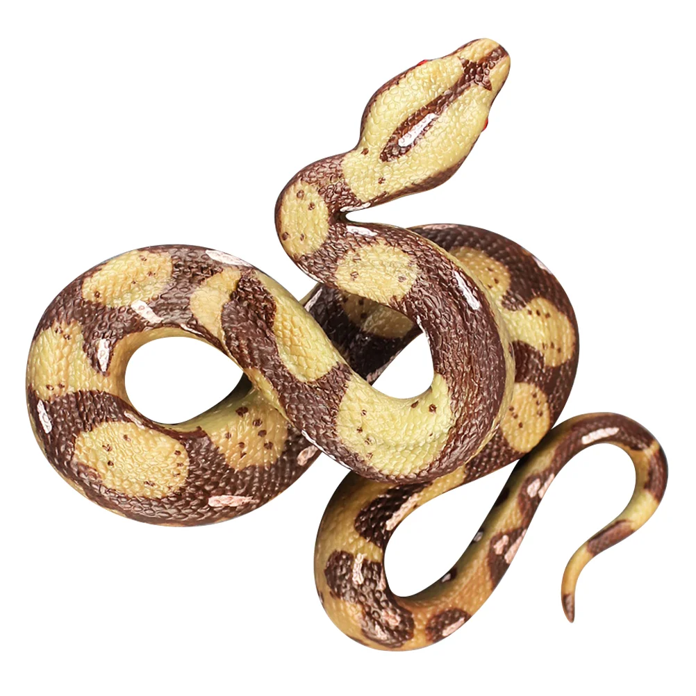 

Simulated Boa Realistic Snake Figure Kids Decor Simulation Model Fake Toy Childrens Toys Halloween Prank Prop Props