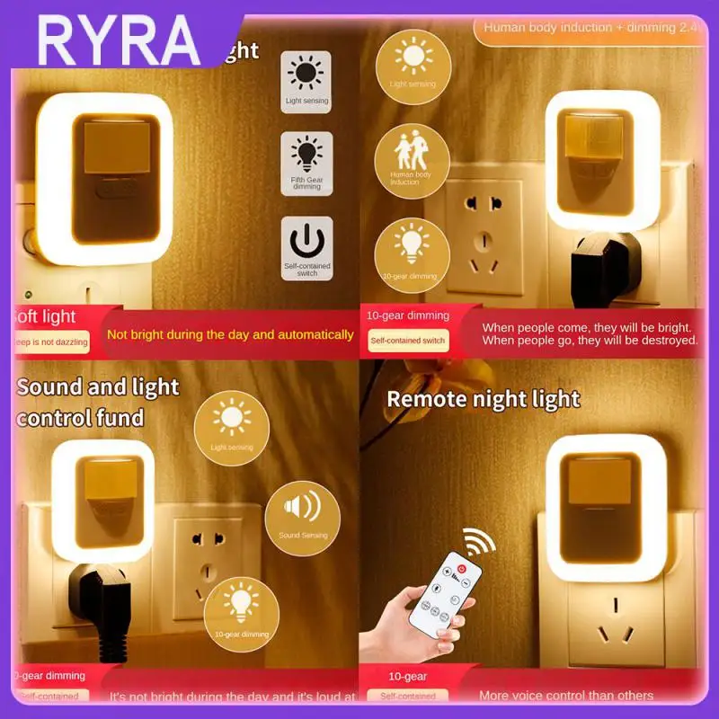 

The Human Intelligent Sensing Small Night Light Energy-saving Intelligent Induction Lamp Smart Induction Led Light Night Light