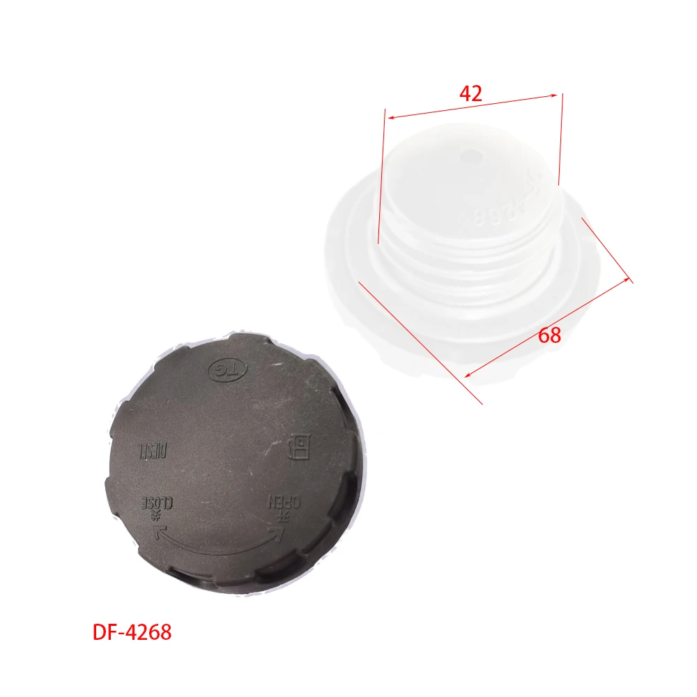 

fuel tank cap with thread,material is plastic for Dongfeng tractor DF254, part number:
