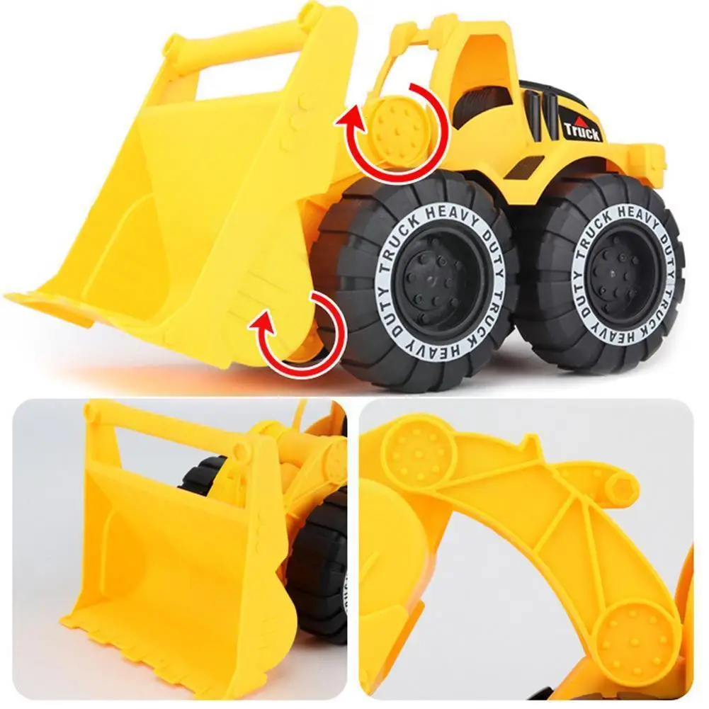

Children Classic Simulation Inertia Engineering Car Bulldozer Toy Toy Playing Beach Baby Toy Car Tool Truck Sand Sand Kids E2k0