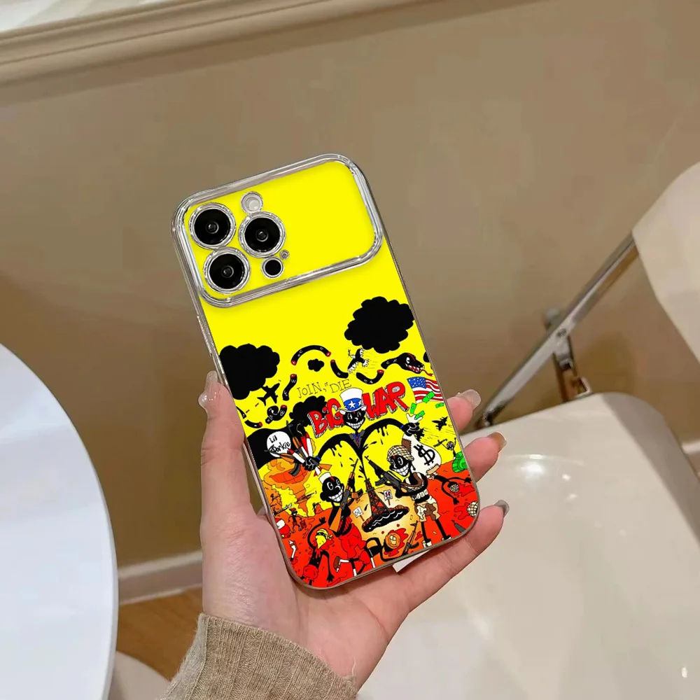 Phone Case L-Lil D-Darkie Rapper For Samsung Electroplated Large Window LensA22 A23 A32 A51 A20 4G 5G Shell