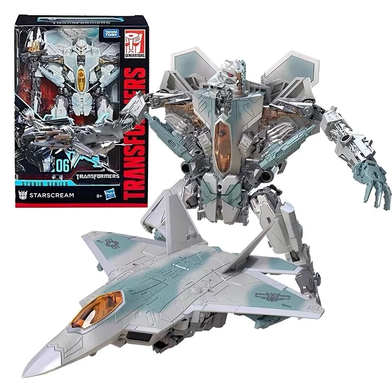 Фото Hasbro Transformers Studio Series 06 21 Starscream SS12 Decepticon Brawl 7-дюймовая экшн-фигурка, игрушки, подарок для детей SS06 SS21 №1