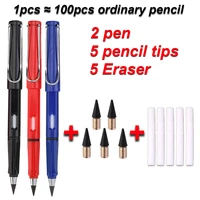 7 pcsset eternal pencil unlimited writing pencils art sketch painting design tools school supplies school stationery gifts