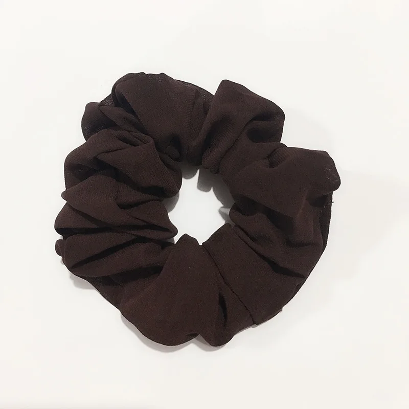 Женская однотонная шифоновая резинка для волос аксессуары |