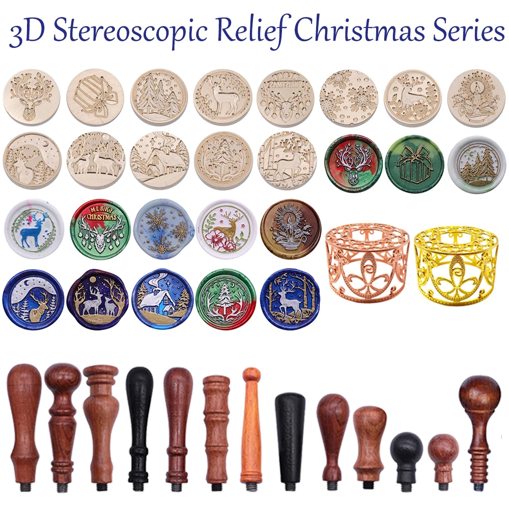 

Воск, искусственная Рождественская серия, искусственная запайка для фестиваля, открыток для упаковки подарков, отметка для рукоделия