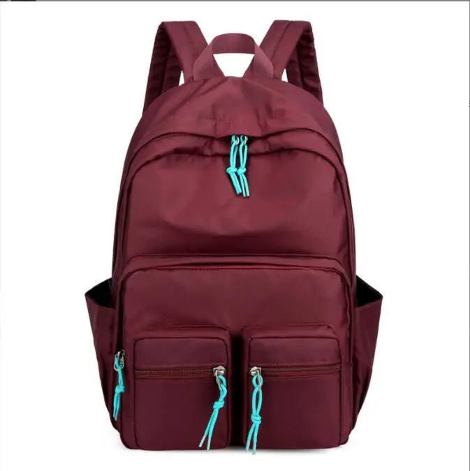 

2022 New Men Shoulder Canvas Backpack Rucksack School Travel Bag