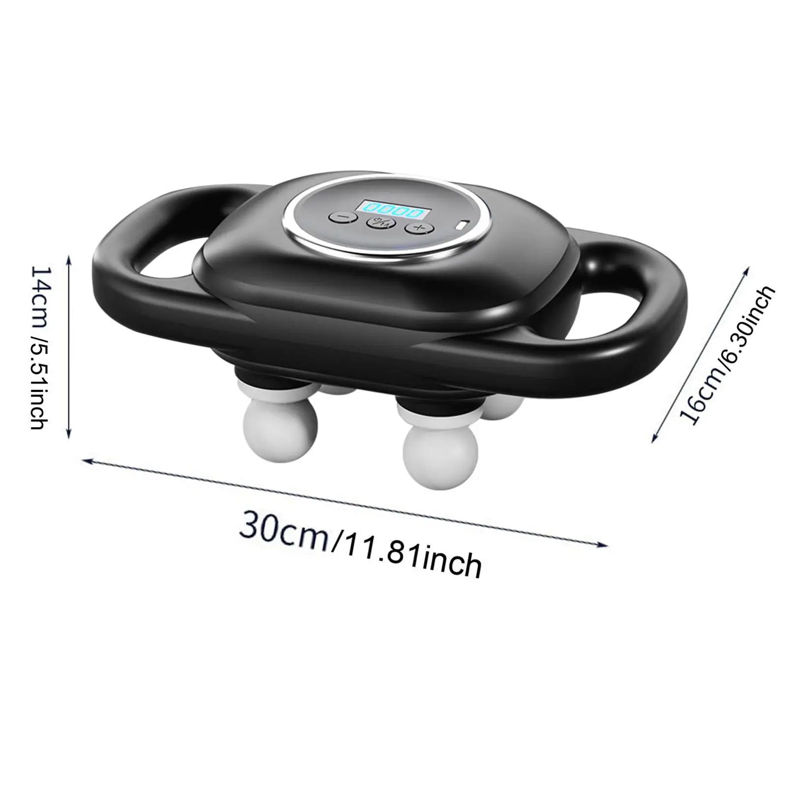 Ручной массажер Электрический 9-ступенчатый профессиональный с 4 массажами