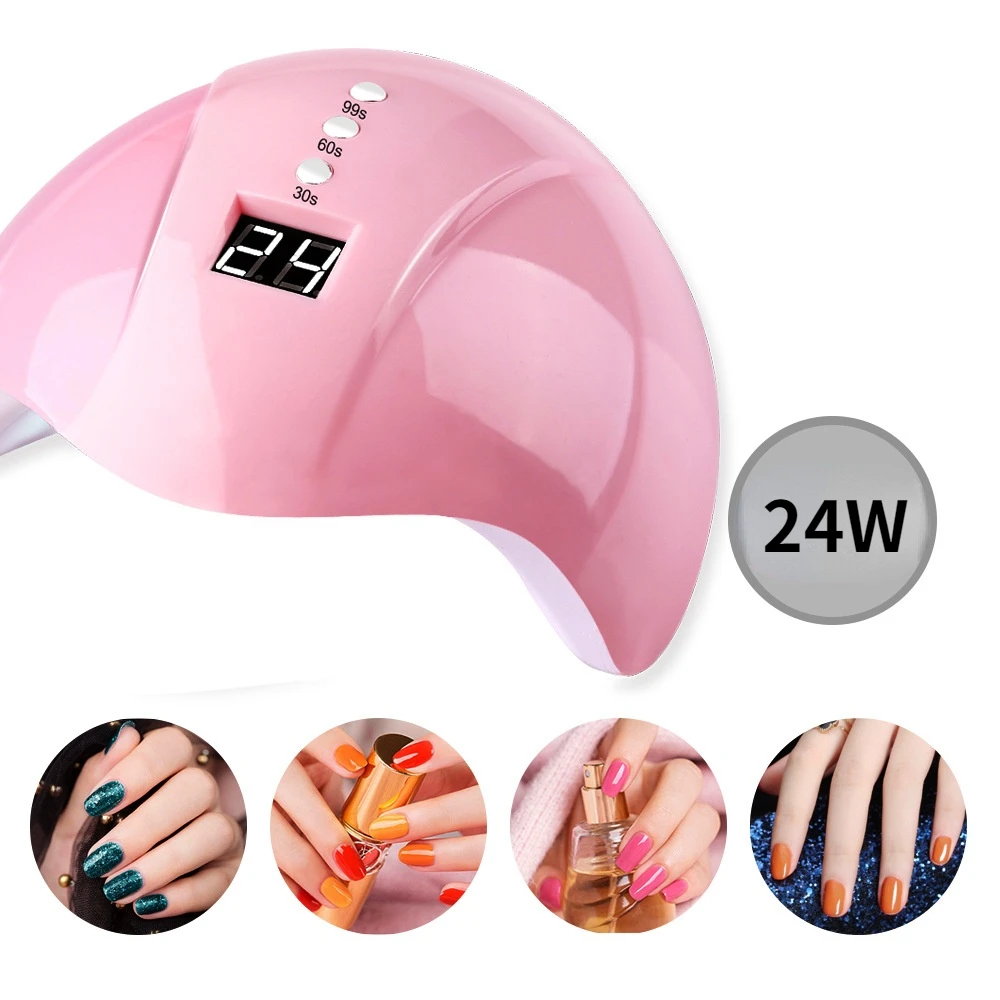 Умная Индукционная лампа для ногтей 24 Вт светодиодный/УФ-лампа фототерапии