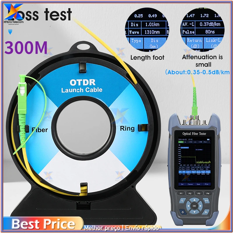 

Salable Product SC/FC/ST/LC-APC/UPC OTDR Dead Zone Eliminator,Fiber Rings 300M Fiber Optic OTDR Launch Cable Box SC/APC-SC/APC