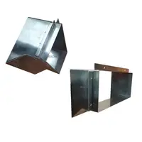 304 Stainless Steel Garbage Trash Chute Wall Back Mount Waste Cabinet Commercial Household