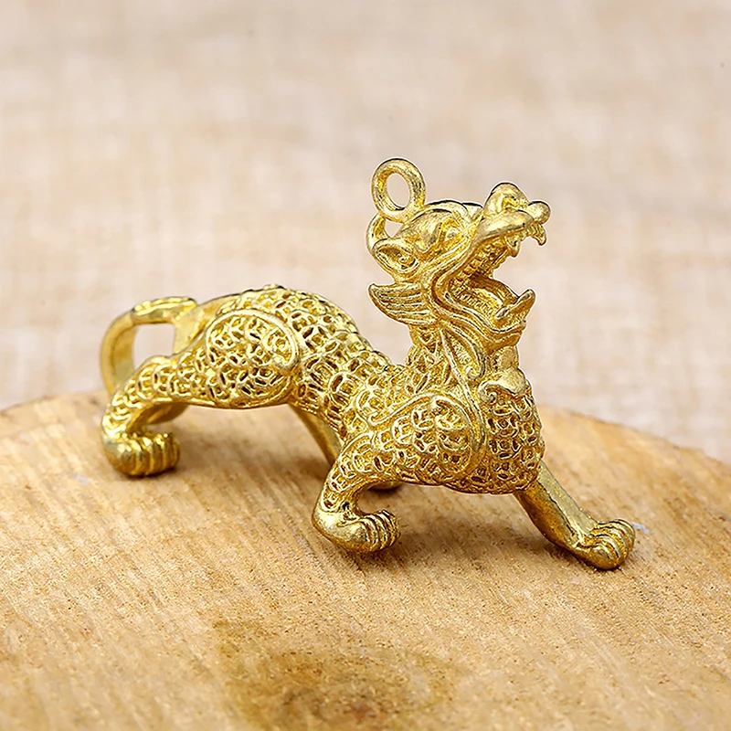 Новые Латунные Украшения золотистые фэншуй счастливый Кайлин старинные ремесла