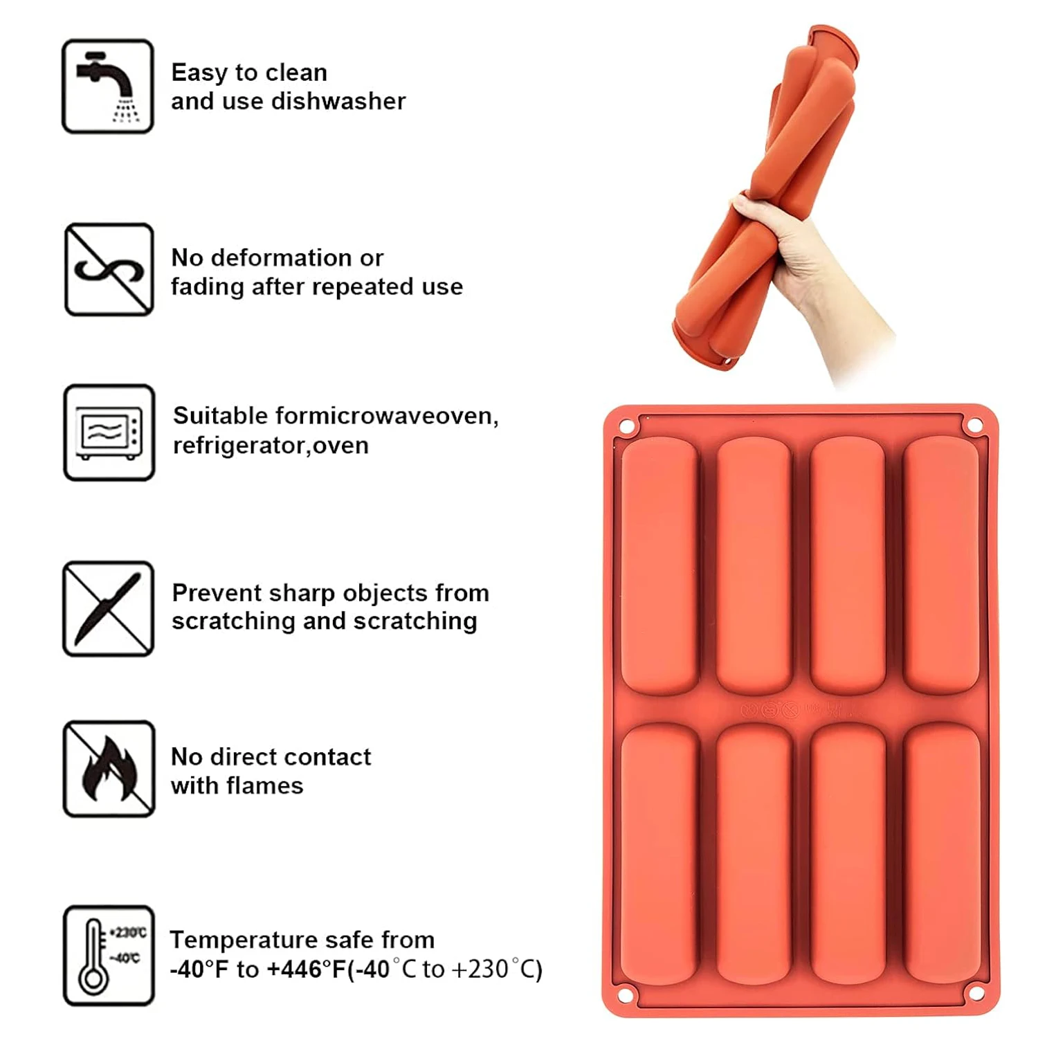 2 упаковки силиконовая форма для гранолы силиконовые формы кубиков льда торта