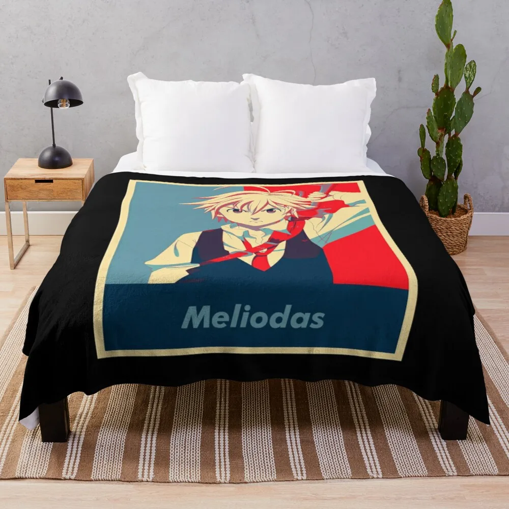 

Meliodas Throw Blanket Blankets For Sofa Fluffy Soft Blankets
