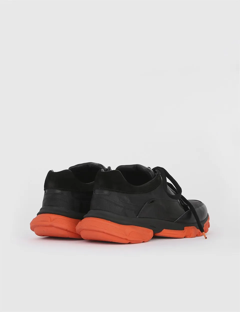 

ILVi-Genuine Leather Handmade Pixels Black Leather Men's SneakerMen Shoes 2020 Fall/Winter