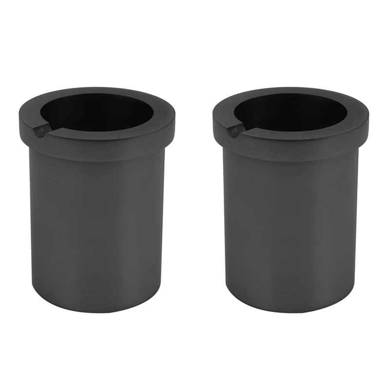 

2X High-Purity Melting 3Kg Graphite Crucible Good Heat Transfer Performance For High-Temperature Smelting Tools