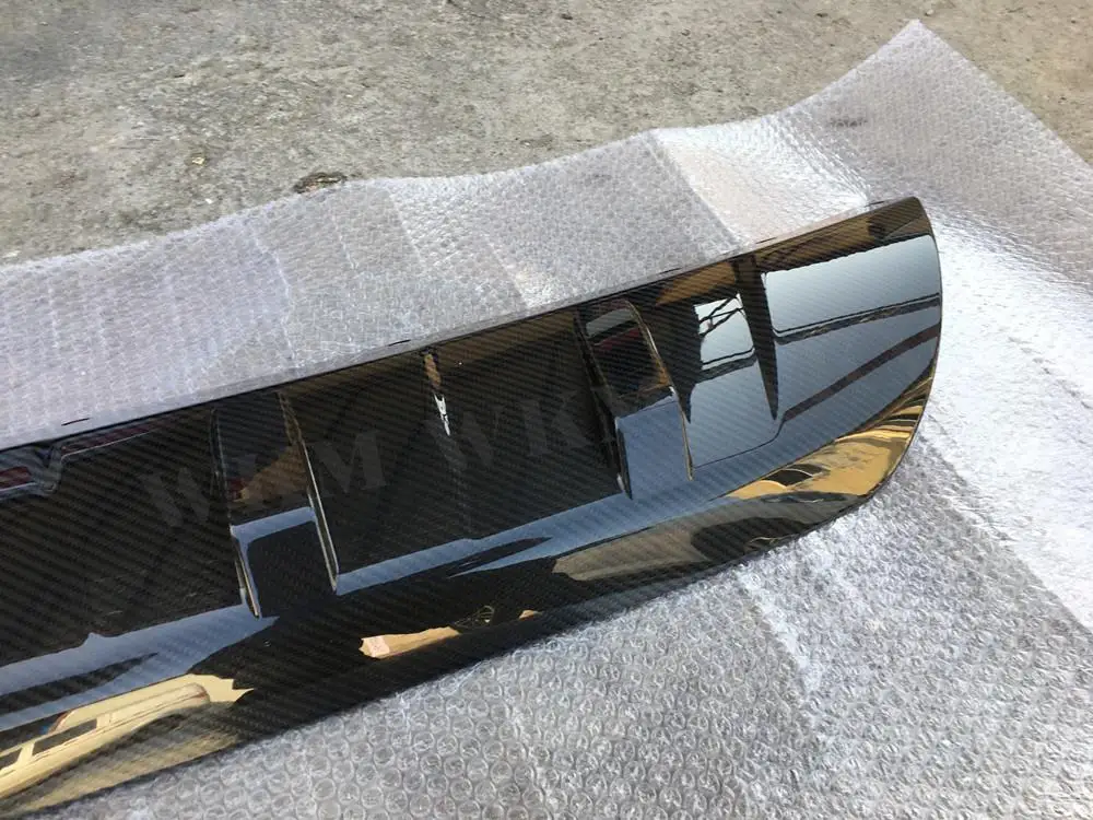 Задний диффузор для губ из углеродного волокна отделка Alfa Romeo Stelvio 2017 2018 2019 ABS