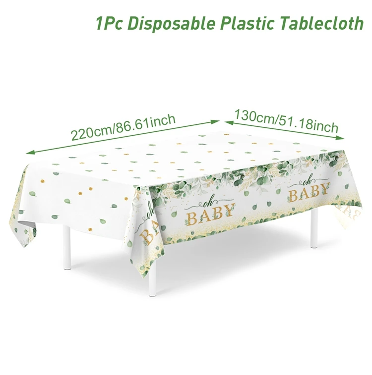 

Зеленые одноразовые бумажные тарелки для вечеринки