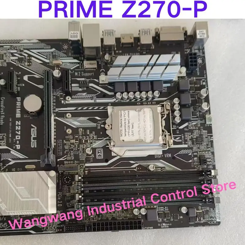 Подержанный тест в порядке материнская плата PRIME Z270-P ATX поддерживает процессор DDR4