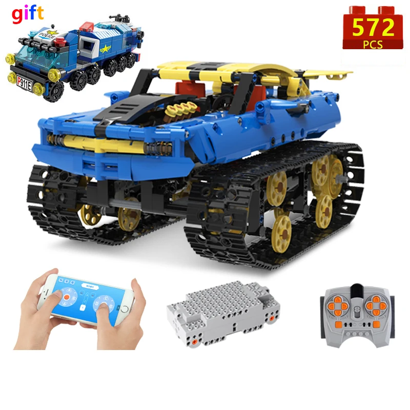 

Technical Car K96106 SUV Tank APP Remote Control Moter Power Bricks Building Blocks Programming Toys For Children Moc Gift Sets