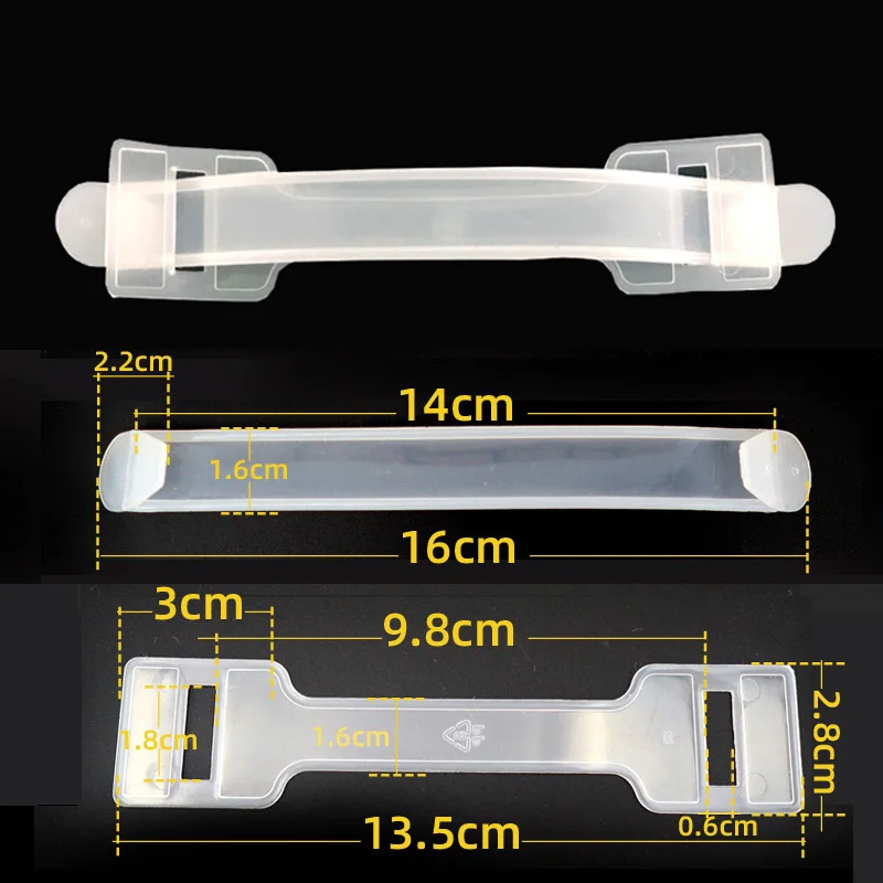 

Plastic handle buckle packing carton box fruit drinks box transparent plastic carrying with the portable box shake handshandle