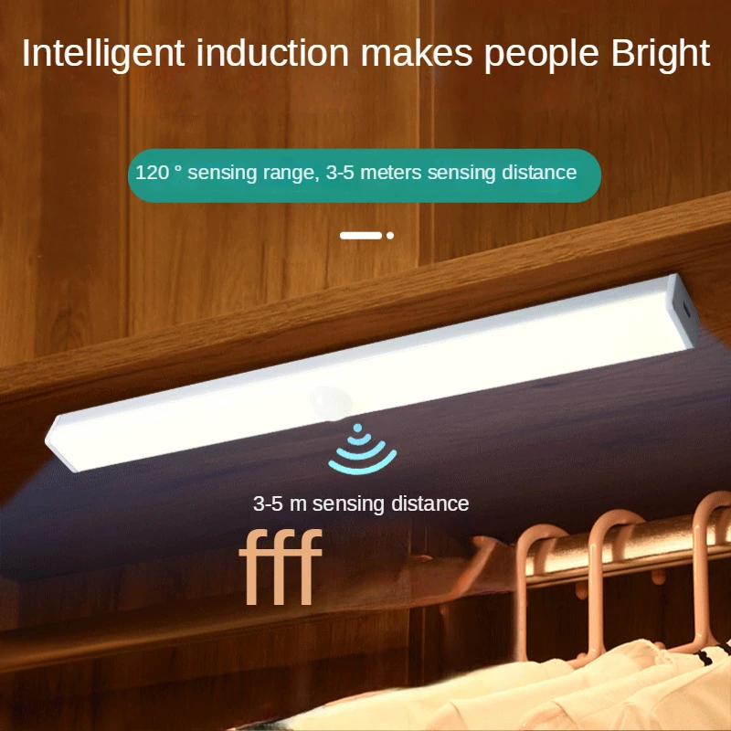 

Smart Body Wireless LED Sensor Night Light PIR Magnetic Infrared Motion LED Lamp 5V Hand Sweep Wall Lamp For Cabinet Stairs Ward