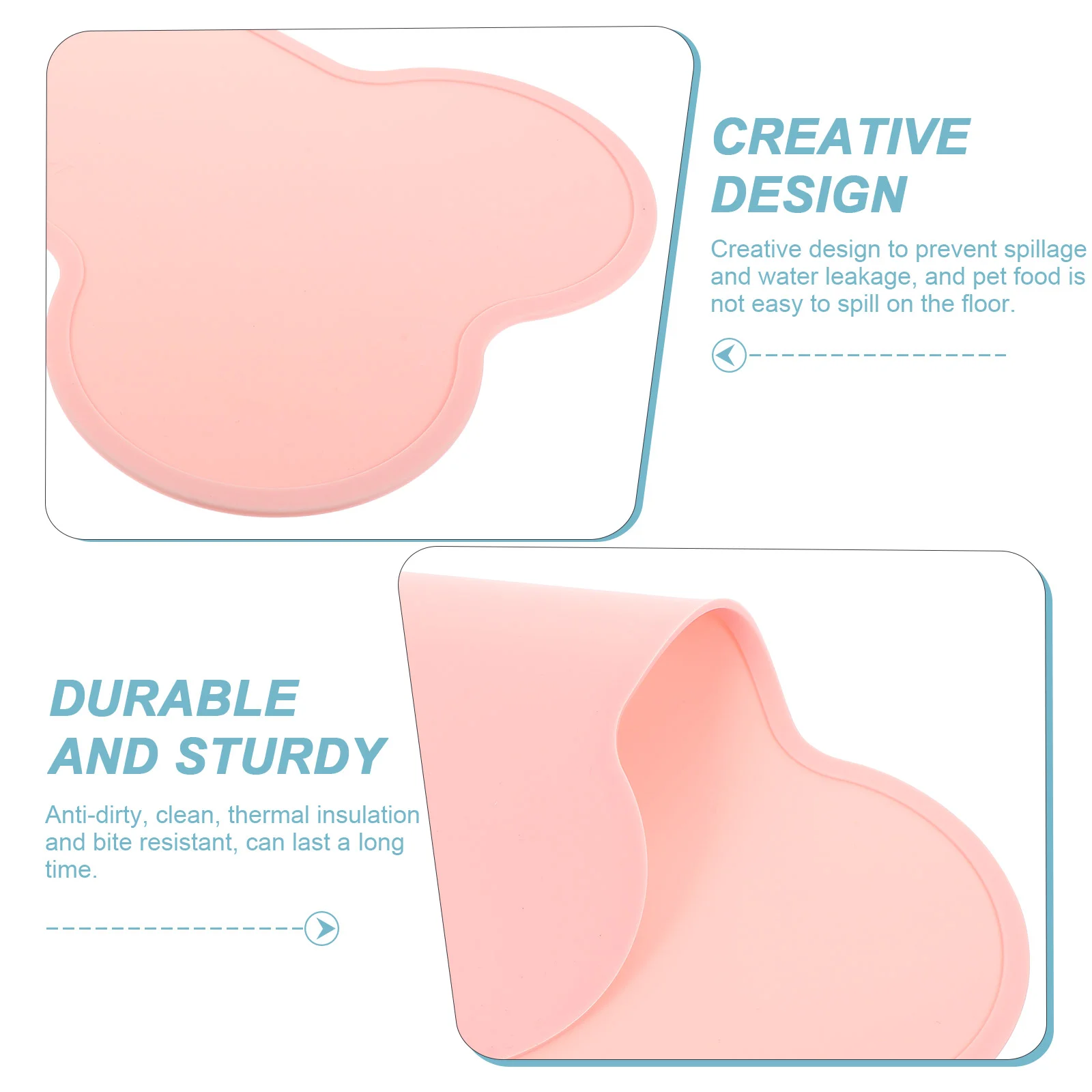 

Mat Dog Petbowl Cat Feeding Placemat Matssilicone Water Pads Tray Placemats Cushion Dish Rubberbowls Feeders Insulation Training