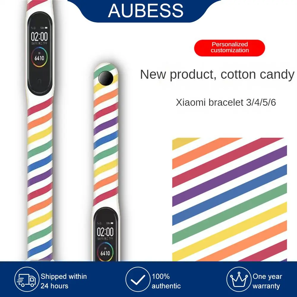 

Silicone Wristband Strap Marshmallow Series Waterproof Watch Accessories Strong And Durable Stylish Design Watch Strap Wristband