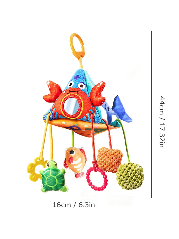 Погремушка-прорезыватель для новорожденных мягкий плюшевый наполнитель детей