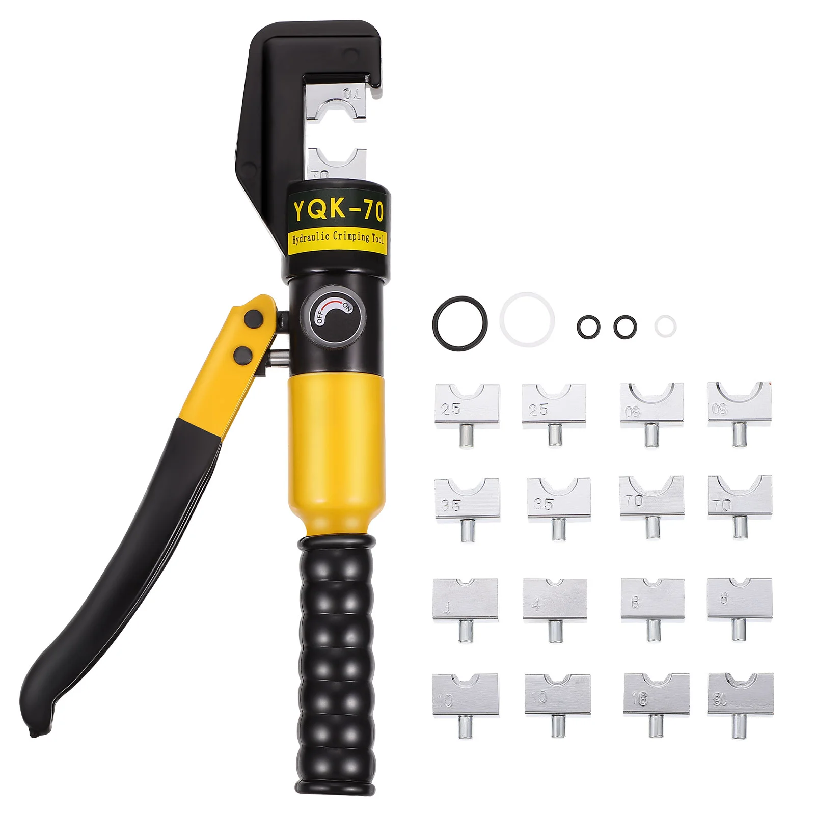 

1 Set Durable 6 Tons Hydraulic Crimping Tool Practical Hand Crimper Tool