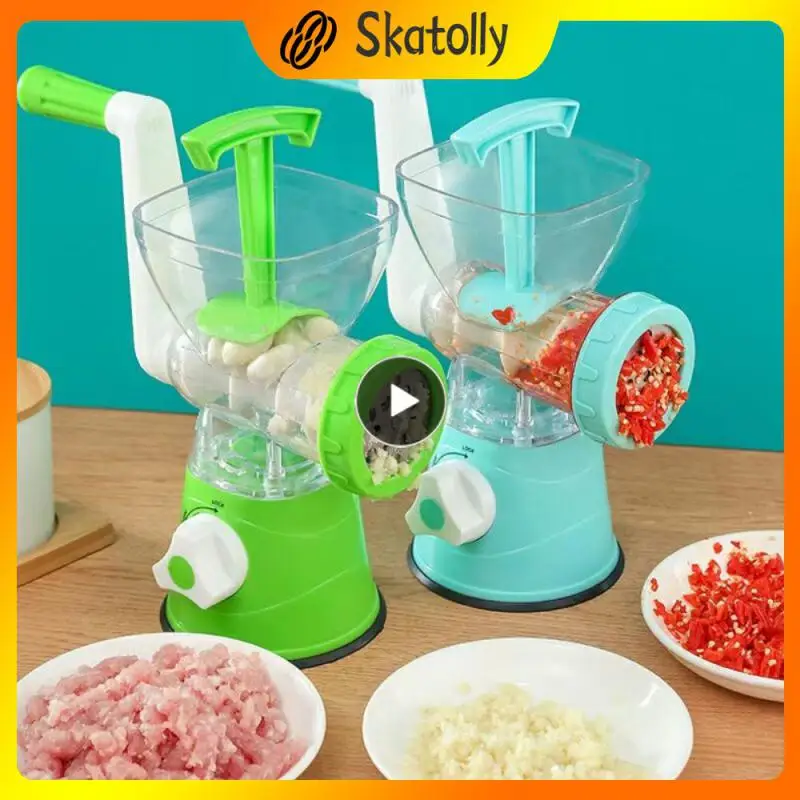 

Manual Meat Grinder, Manual Sausage Machine, Multi-function Garlic Masher, Chili Cooking Machine