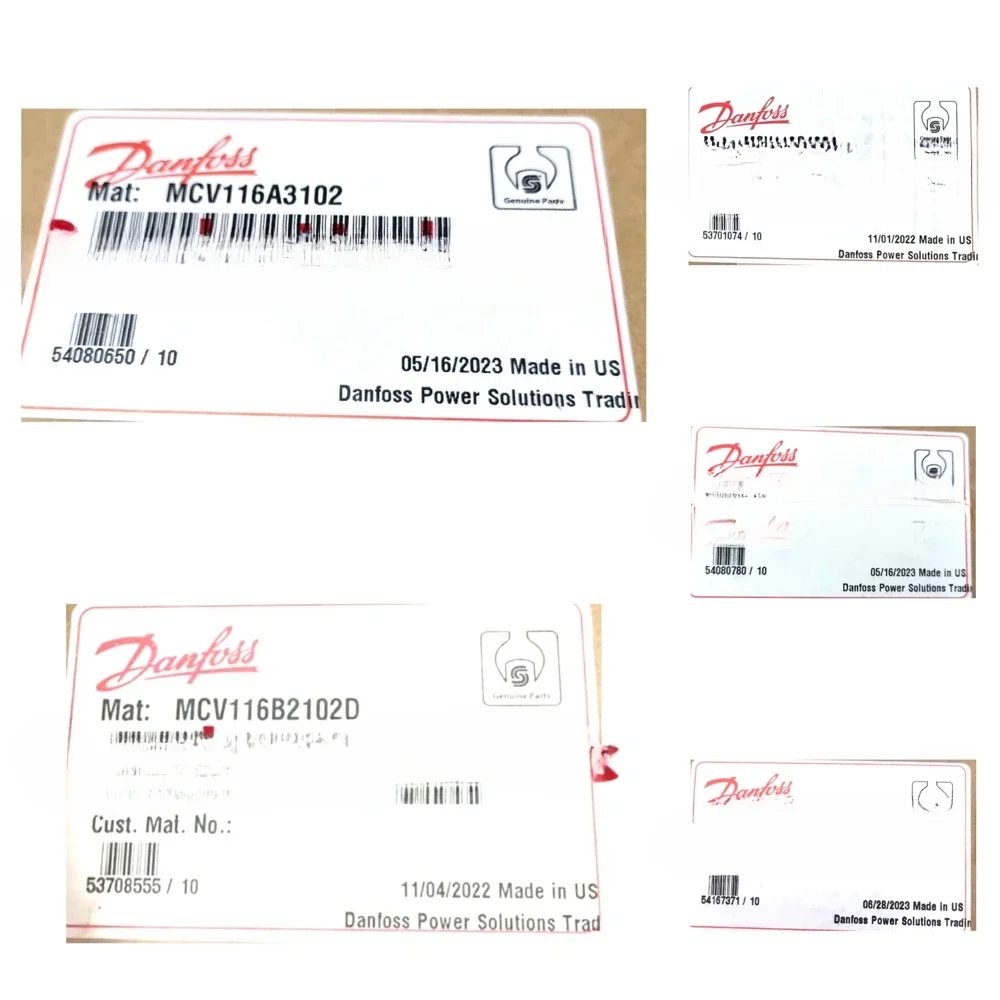 MCV116B2102D MCV116A3102 MCV116G4204 MCV116A3501 MCV116G4201 MCV116A3201 Новый электромагнитный клапан Danfoss