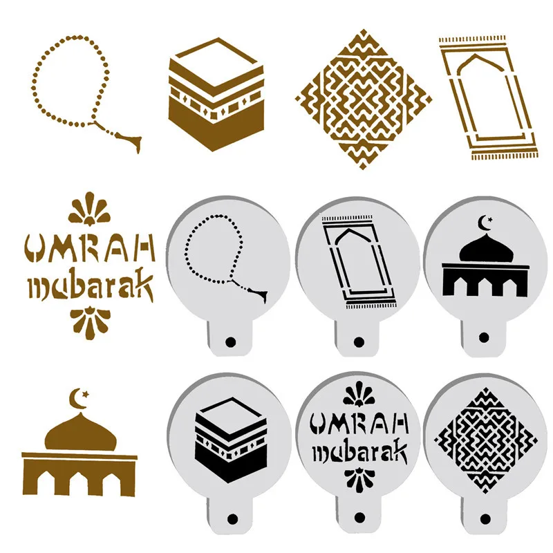 

FANGLELAND Ramadan coffee pull flower modeling tool west point baking powder sugar sieve mold