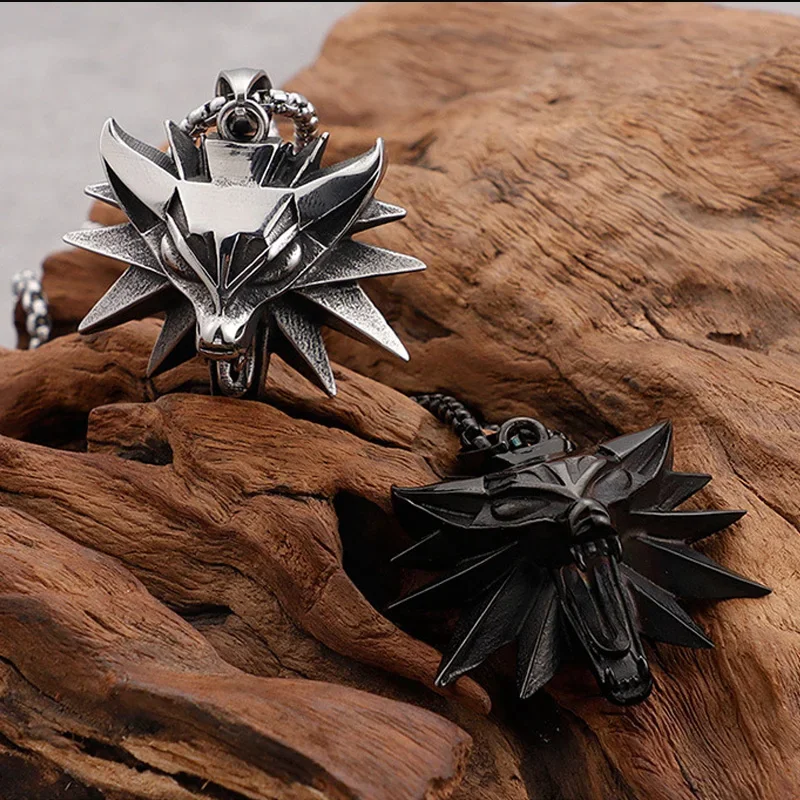 Серия книг волшебников значок с головой волка кулон ожерелье охота на монстров